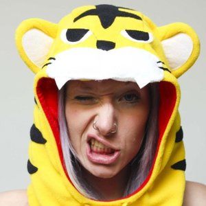 Kigurumi Tiger Hood Neckwarmer